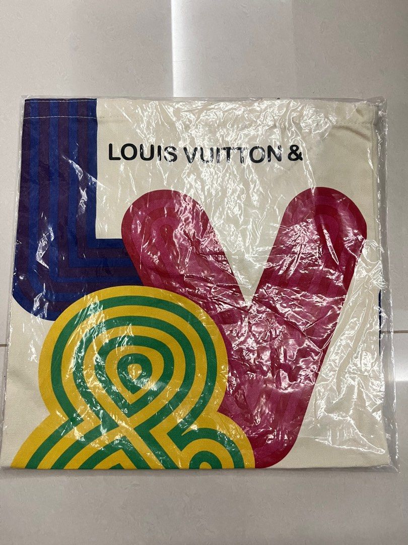 Khaki Color LV Louis Vuitton City Guide Event Exhibition Exclusive Tote Bag  Canvas (FREE POSTAGE)