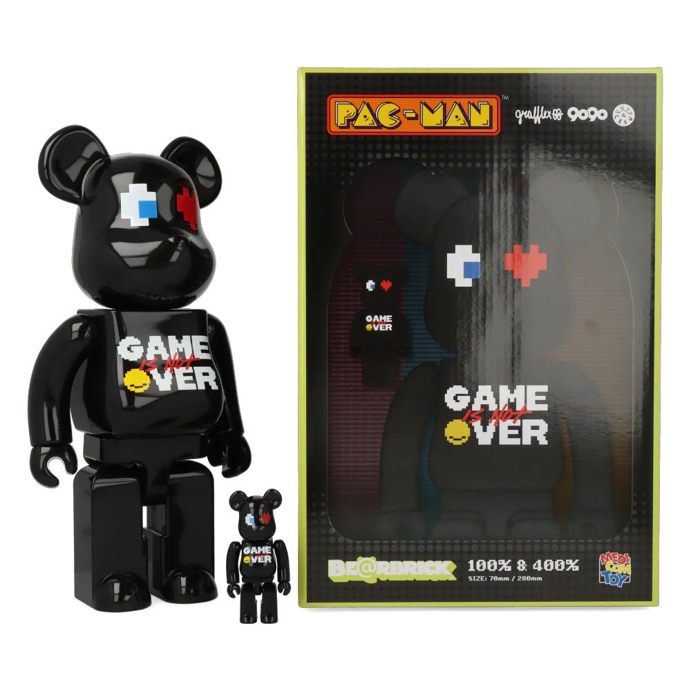 BE@RBRICK 100% & 400% PAC- MAN x GRAFFLEX x 9090 x S.H.I.P, 興趣及