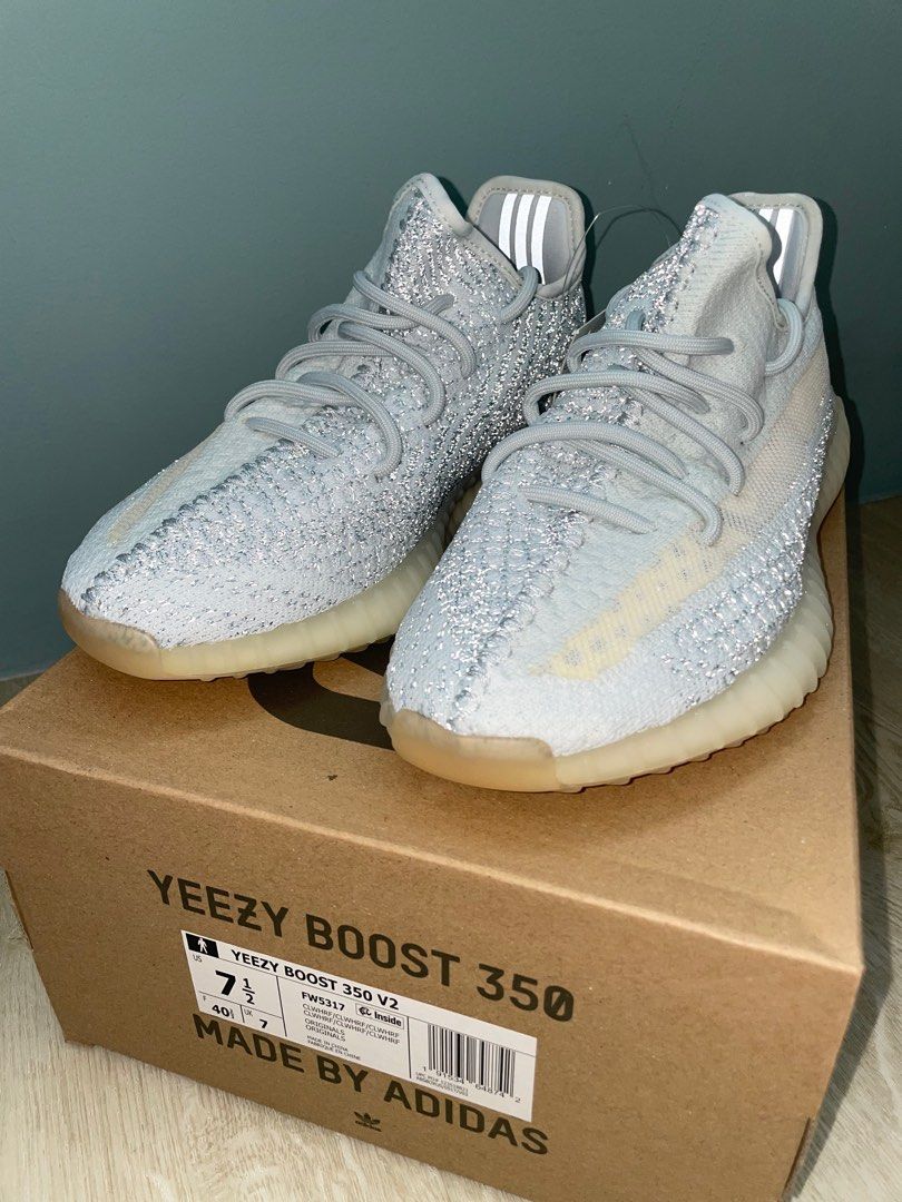 All white yeezy shop boost 35 v2