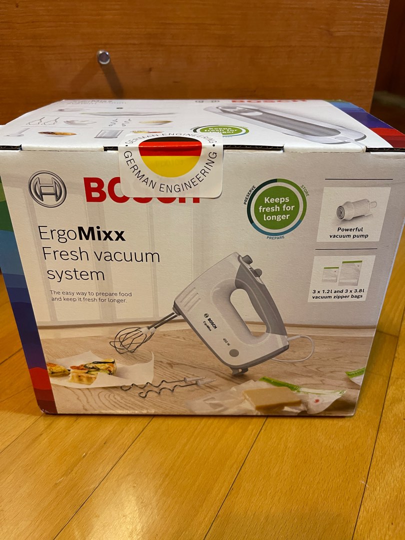 全新BOSCH ErgoMixx 手提式攪拌器 MFQ364V0, 家庭電器, 廚房電器, 打蛋器及廚師機 - Carousell