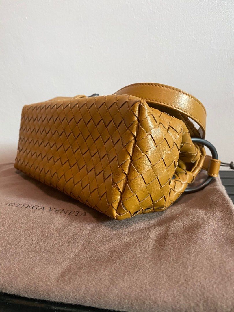 Gucci Vintage Boston Orange Leather Bag S$1599