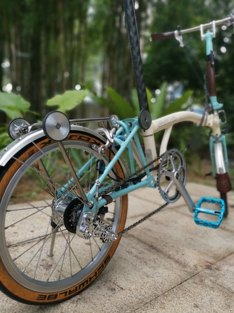 Brompton aluminium rear rack, Sports Equipment, Bicycles & Parts, Parts ...