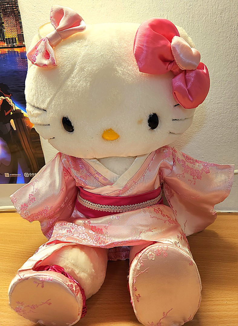 Build-a-bear Hello Kitty Plush with costume, Hobbies & Toys, Toys & Games  on Carousell