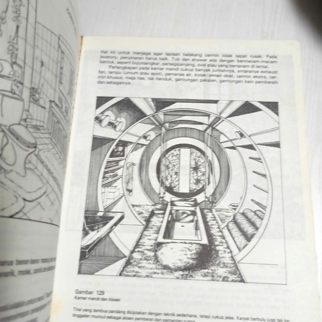 Buku Cara Menggambar Sketsa Interior, Books & Stationery, Books on