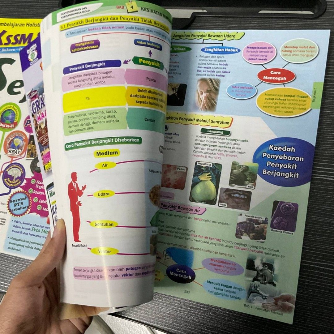 buku nota sains sejarah tingkatan 1 2 3, Hobbies & Toys, Books