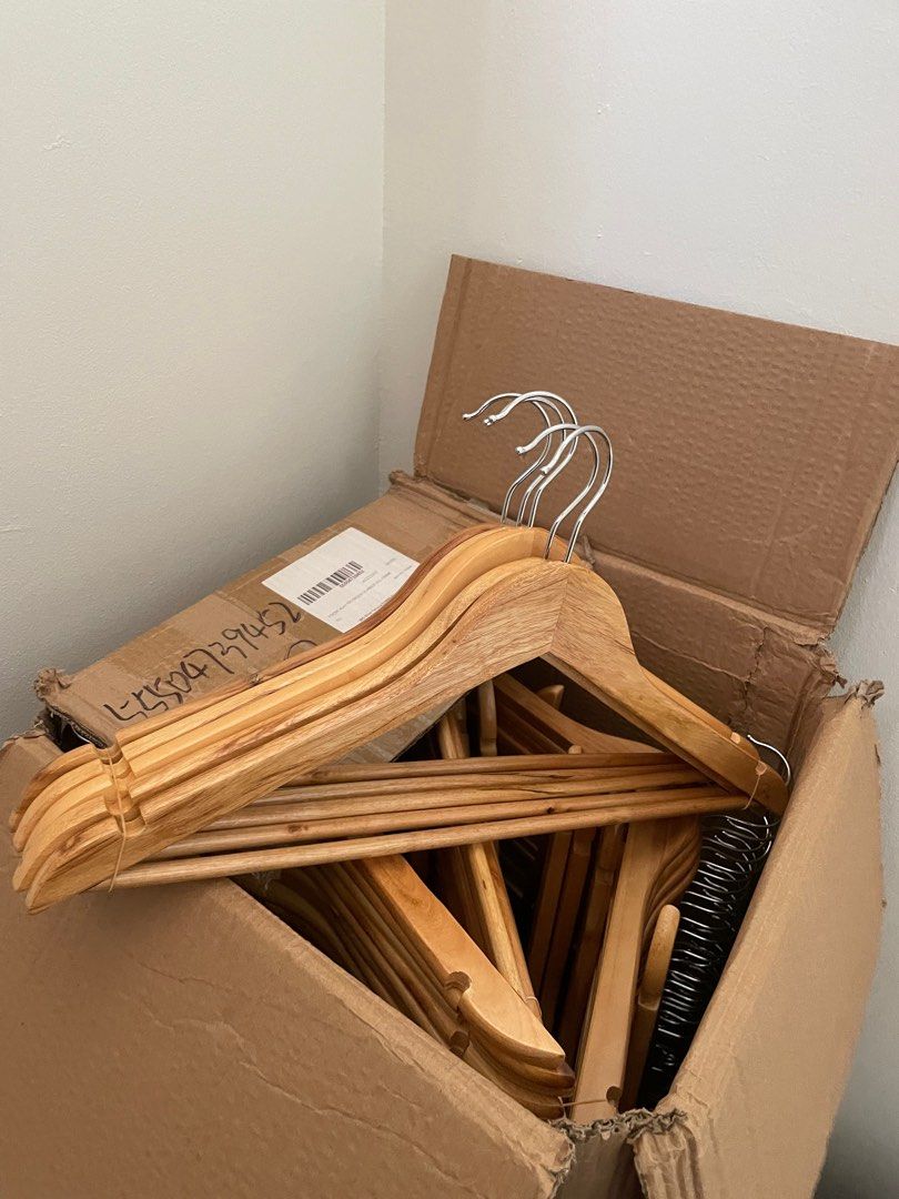 (Bulk) wooden hanger for sale, Furniture & Home Living, Home