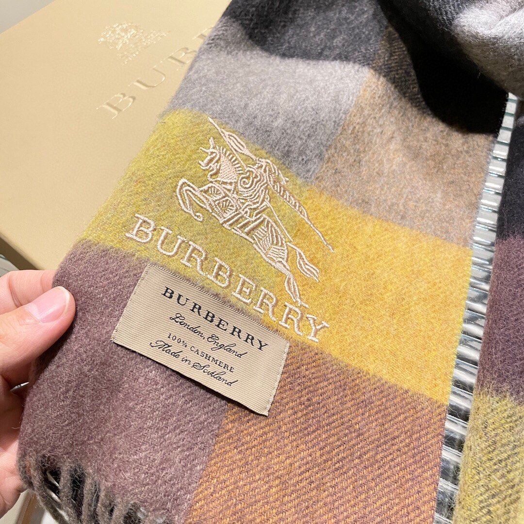 Burberry Cashmere Scarf Women s Fashion Watches Accessories Scarves on Carousell
