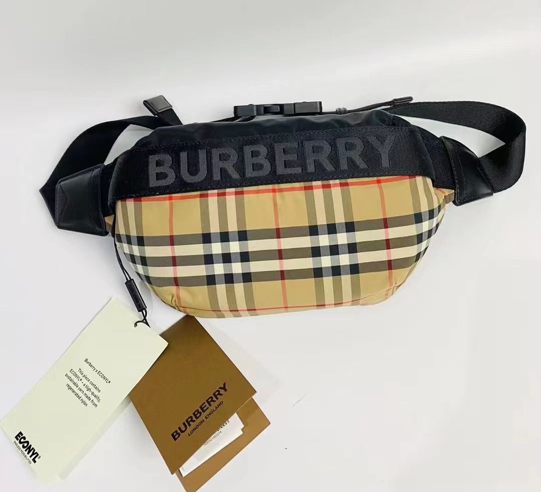Burberry Medium Vintage Check Waist Bag in Archive Beige 8026557 Archive Beige Carousell