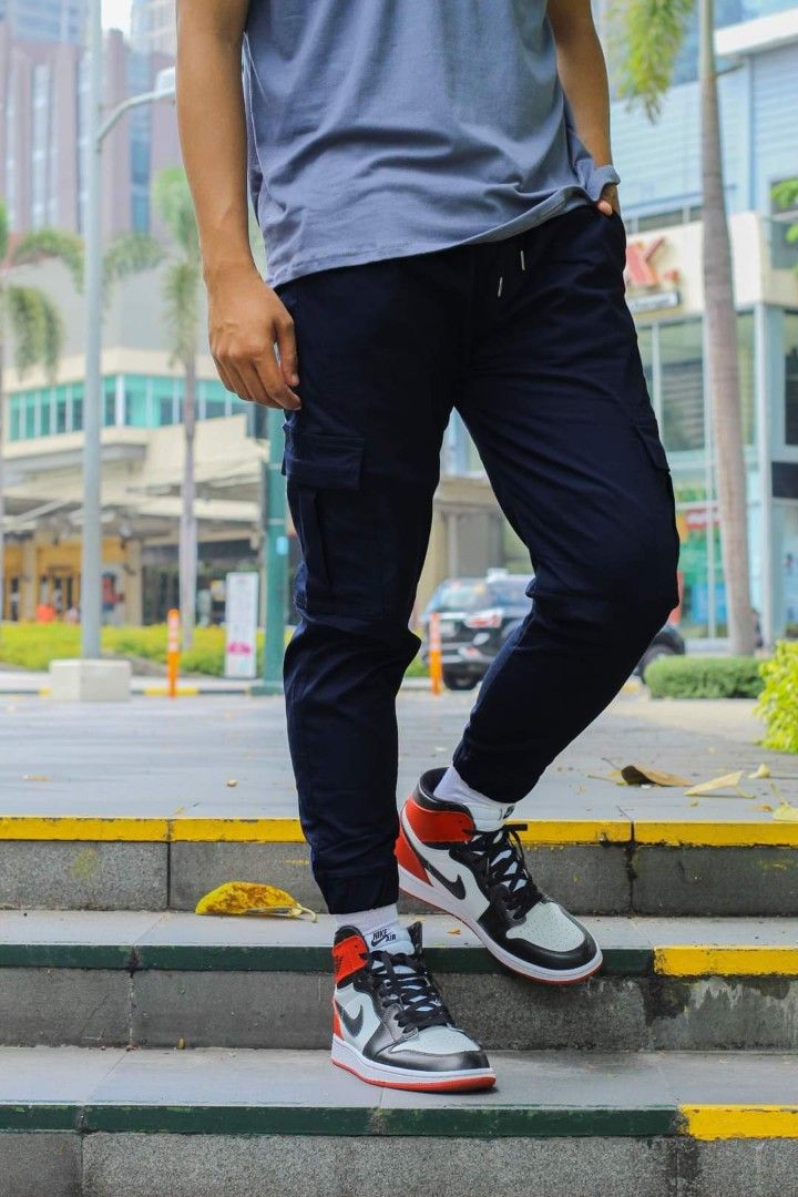 Jordan 1 with jogger pants discount