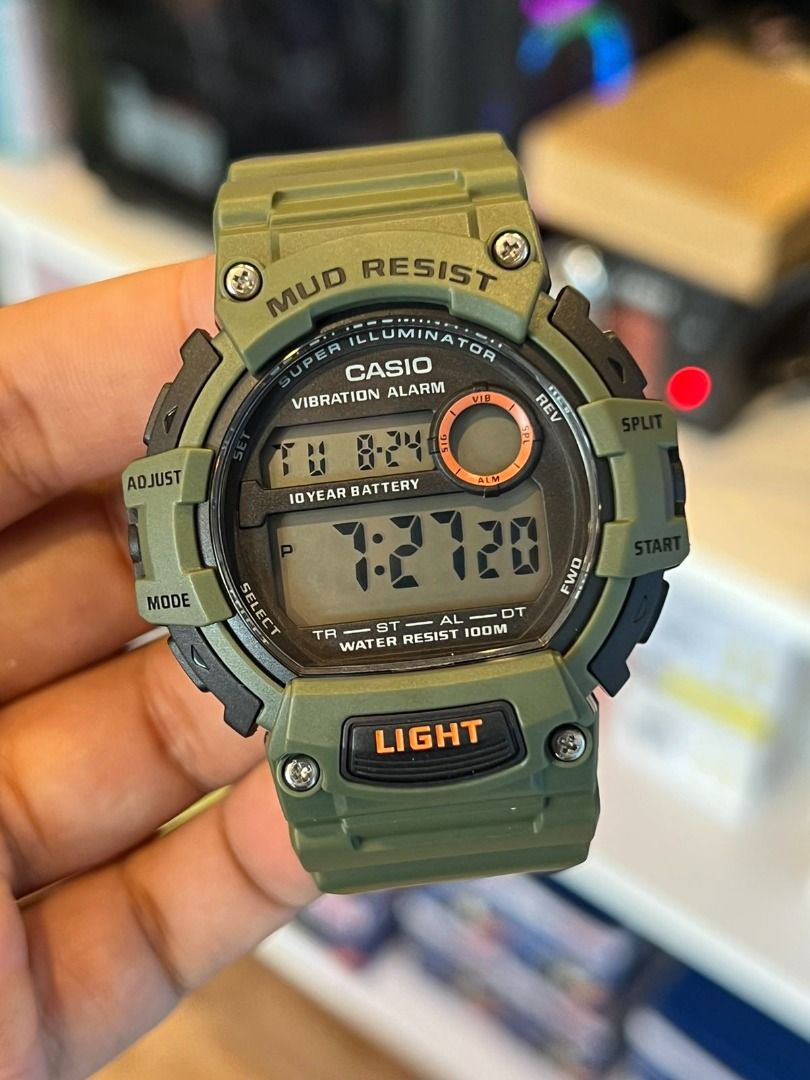 Casio new arrivals vibrate alarm
