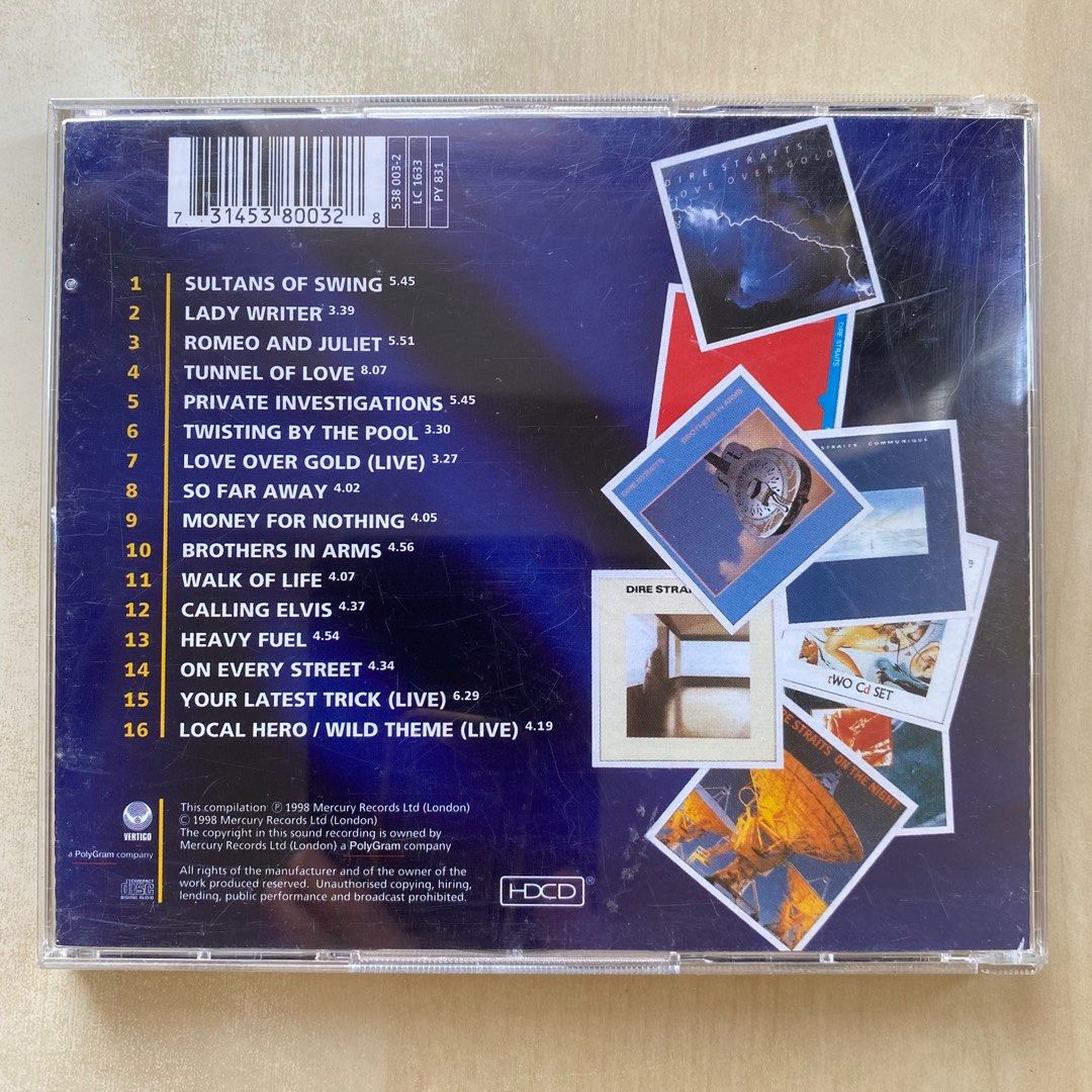 CD丨Sultans of Swing The very best of Dire Straits (2CD) (HDCD