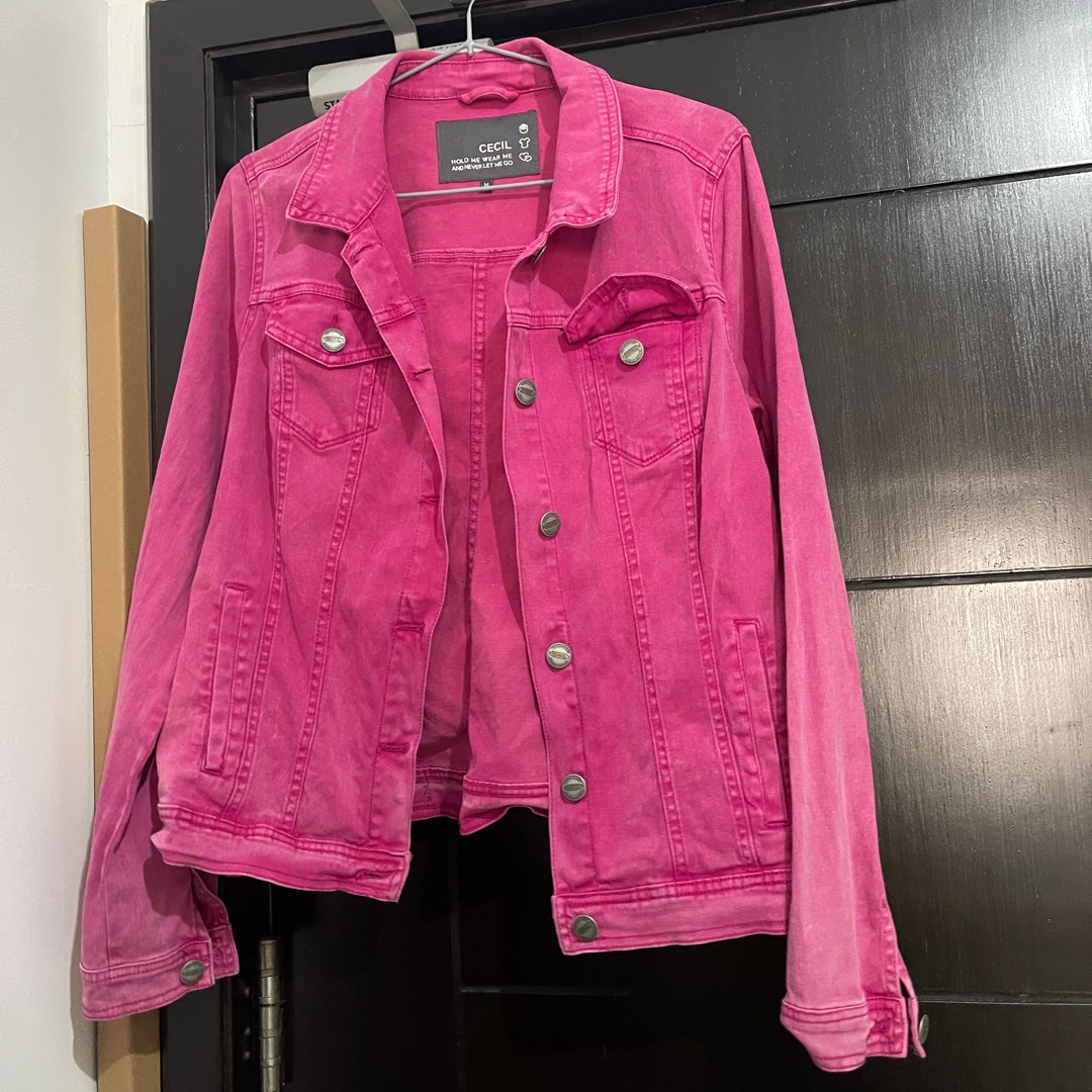 Billieblush - Neon Pink Denim Jacket | Childrensalon Outlet