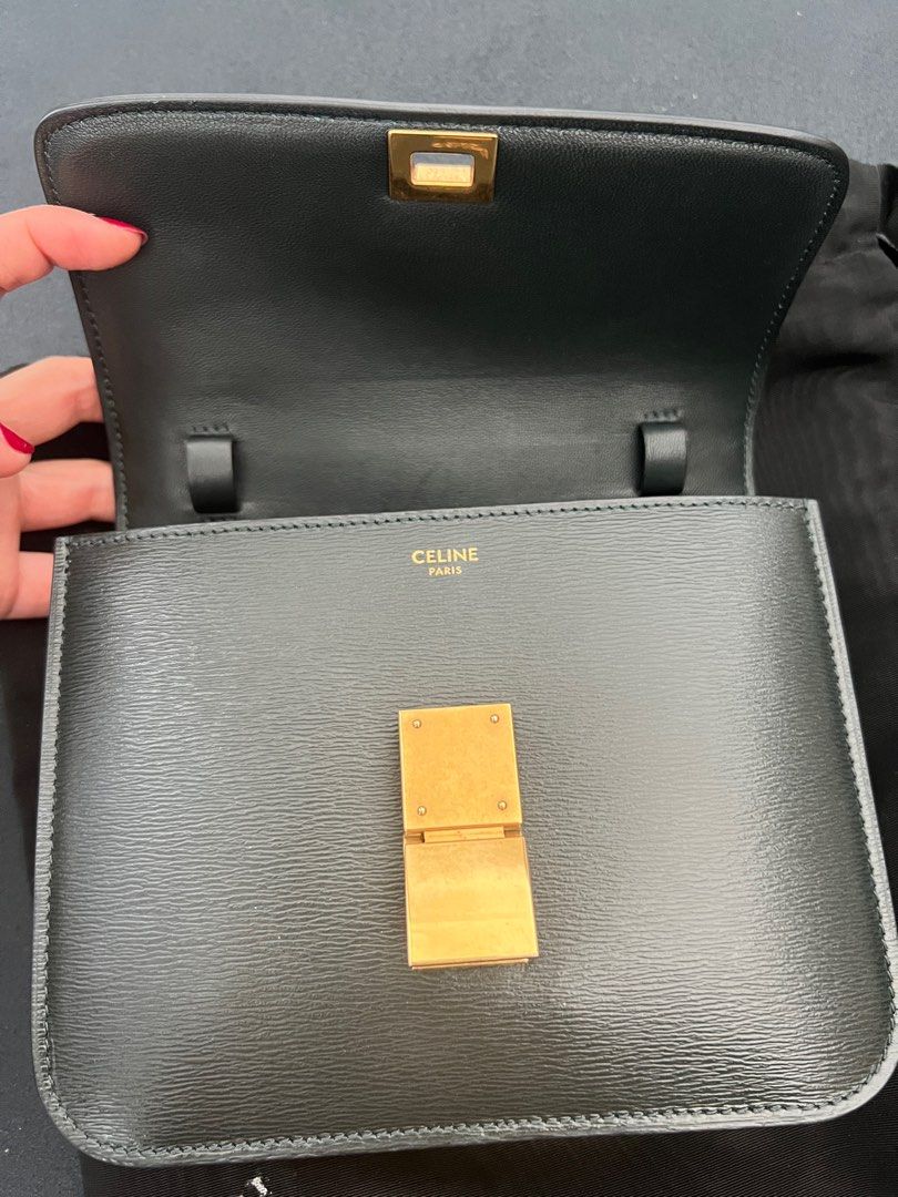 Celine box teen - Marvel Green (Liege), Luxury, Bags & Wallets on Carousell