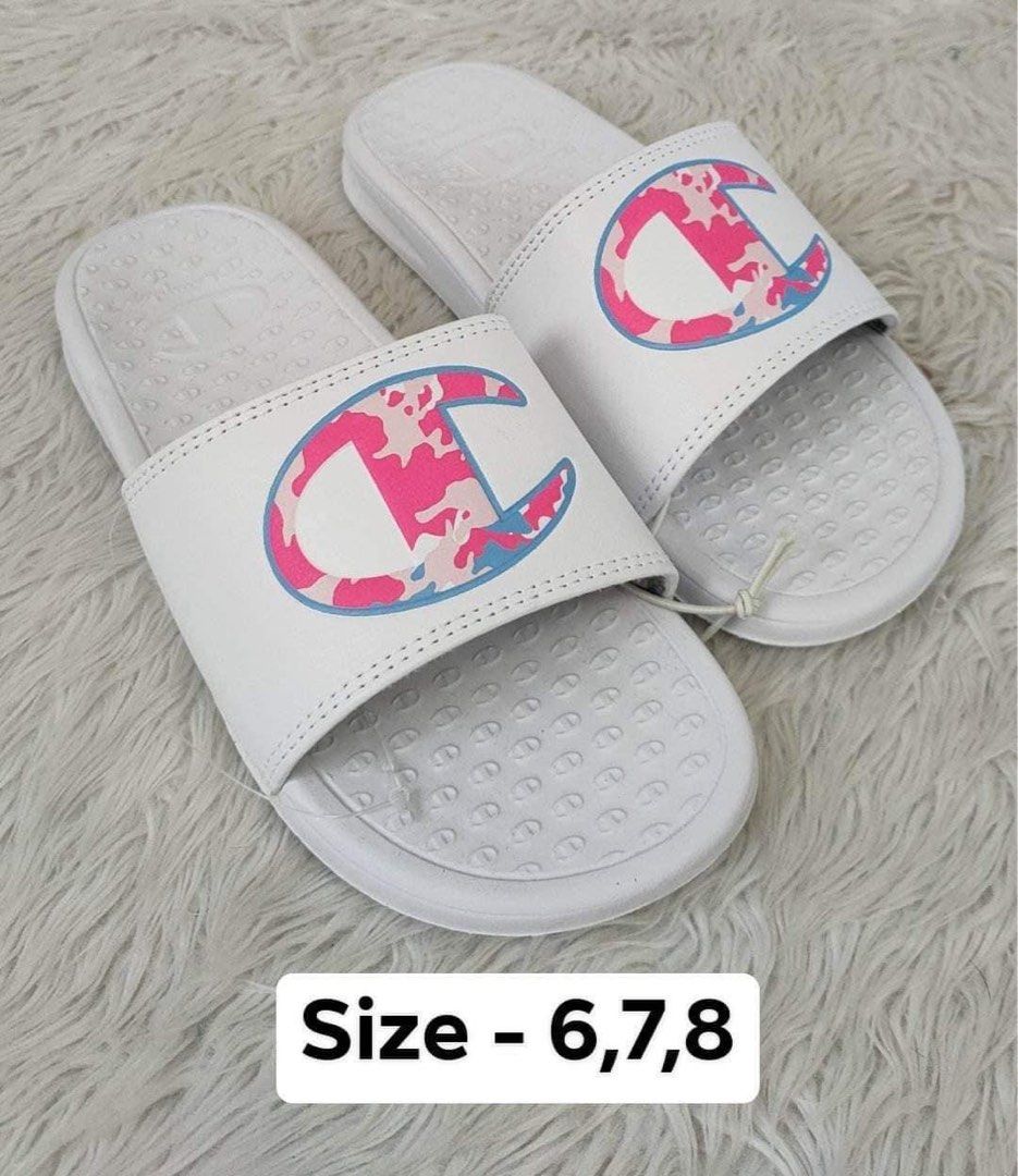 Champion womens slides size 6 7 8 available Women s Fashion