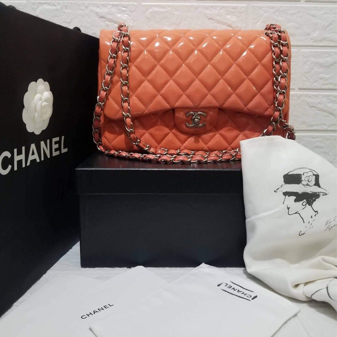 Chanel double flap jumbo size sales