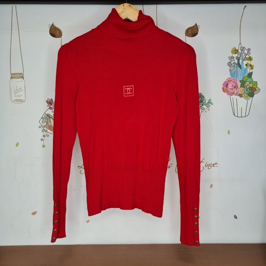 Chanel Turtle Neck Sweater Women s Fashion Coats Jackets and