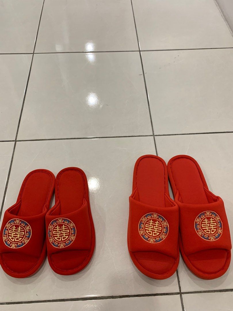 Double Happiness Red Flat Bridal Shoe, Traditional Chinese Wedding Shoes,  Bridal Shoes, Traditional Handmade Gold Phoenix Wedding Flat Shoes - Etsy