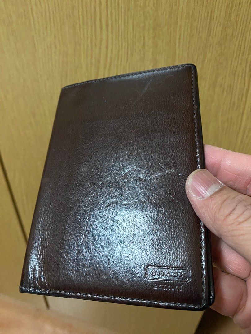 Coach Passport Holder, Men's Fashion, Watches & Accessories, Wallets