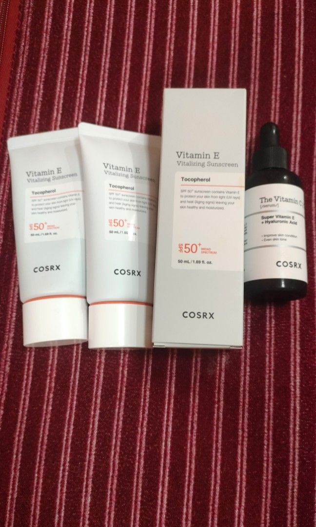 Cosrx Vit C serum and Sunscreen Bundle, Beauty & Personal Care, Face