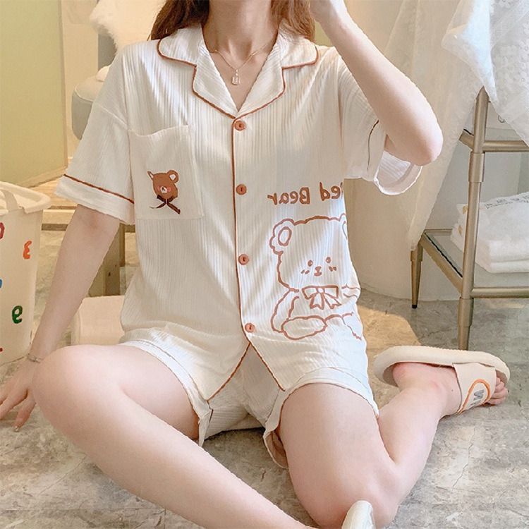 Loungewear Korean Fashion Pajamas Korean Style Sweet Pajamas