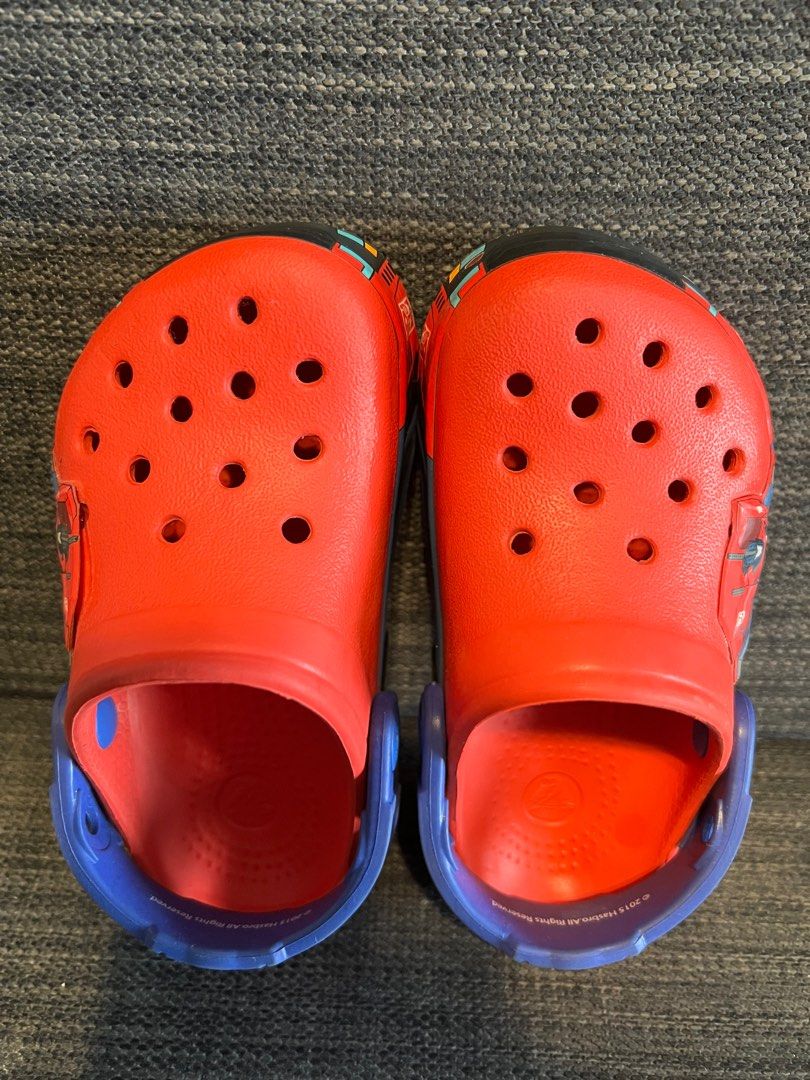 Crocs kid s clogs sandals red transformers