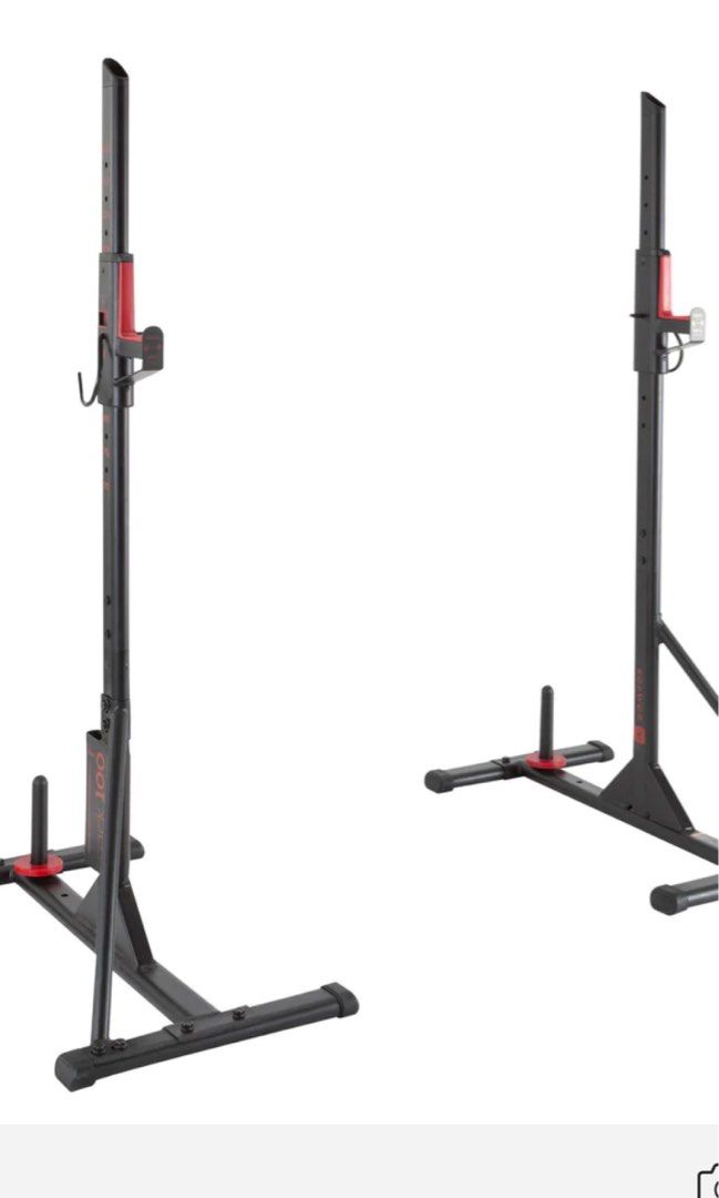 Decathlon Domyos Home Gym Weight Training Bench and Squat Bar Rack