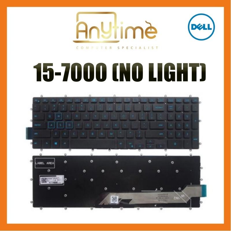 DELL 15-7000 5567 5570 7566 7567 5665 5568 3582 3583 keyboard ...