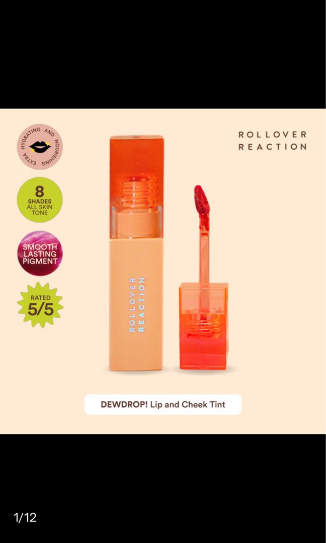 [NEW] Dewdrop! Lip and cheek tint Rollover Reaction, Kesehatan