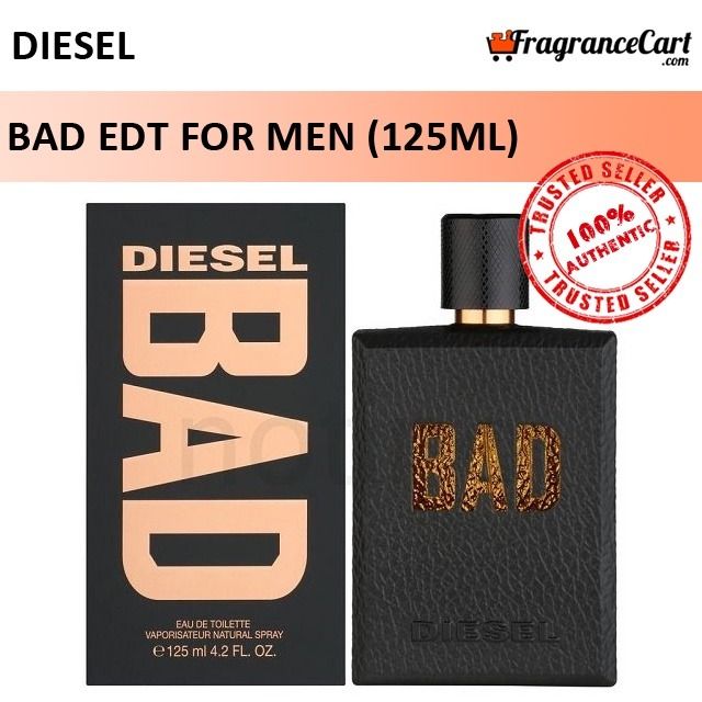Diesel Bad EDT for Men 50ml 75ml 100ml 125ml Eau de Toilette