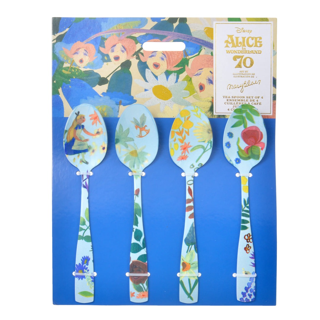 Disney Alice in Wonderland 70th Anniversary Spoon Set Mary Blair Tea