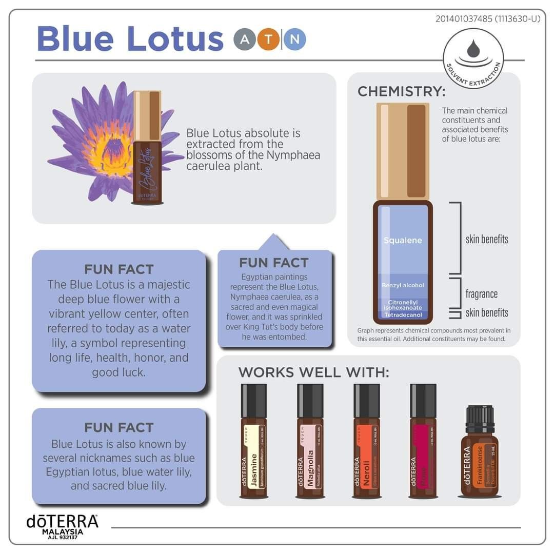 doTERRA Blue Lotus 10ml Touch (Limited Edition), Beauty & Personal
