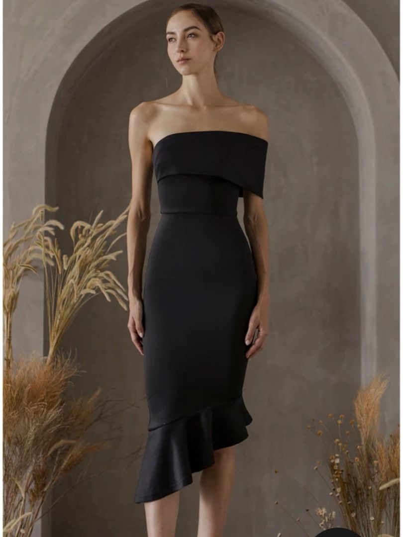 Cinq a sept cheap black luna dress