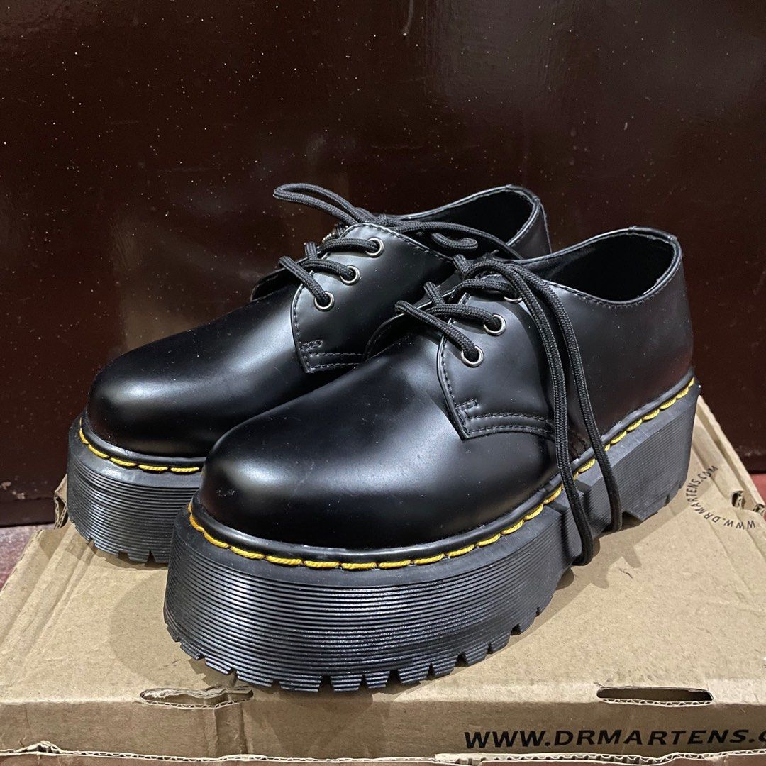Dr. Martens Air Wair 1461 Thick Bottoms Platform Shoes, Women