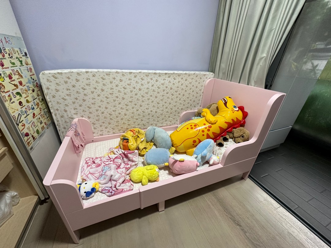 extendable kid's bed with mattress, Furniture & Home Living, Furniture