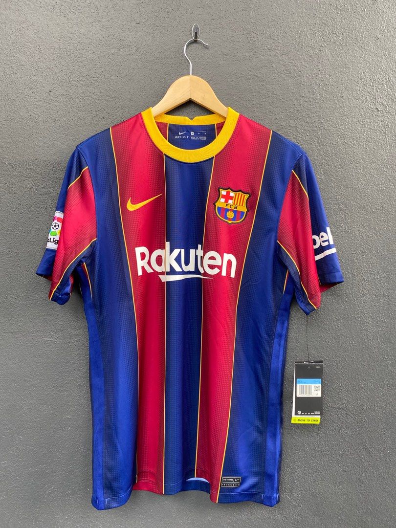 NEW Messi Barcelona 2020 2021 Home Football Shirt Soccer Jersey Nike  CD4232-456