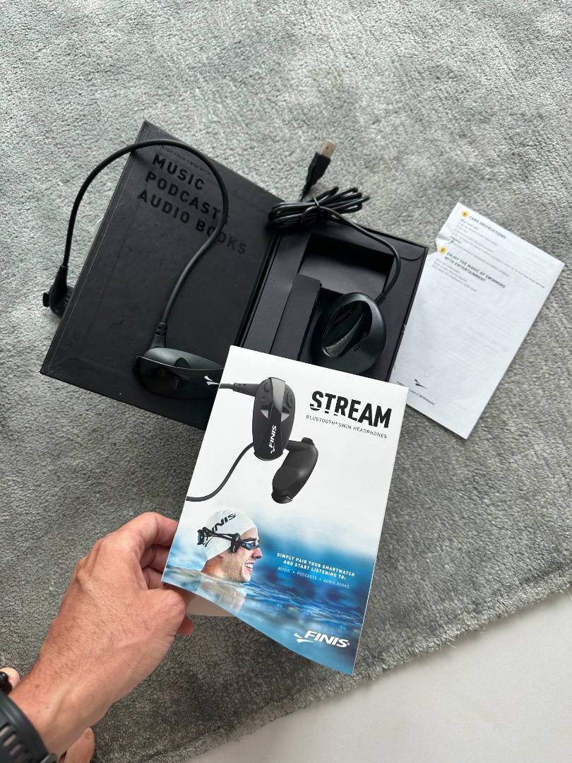 Finis Amnis Stream Bluetooth Headphone, Sports Equipment, Other Sports
