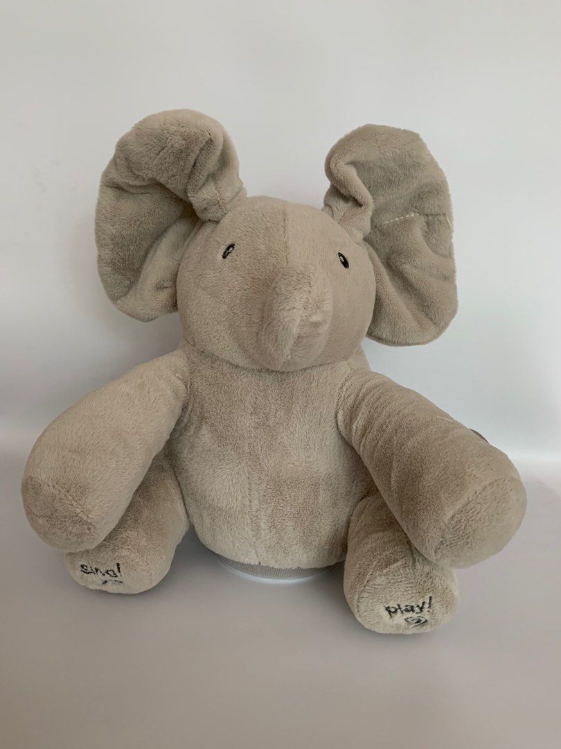 Animated flappy the elephant plush toy clearance