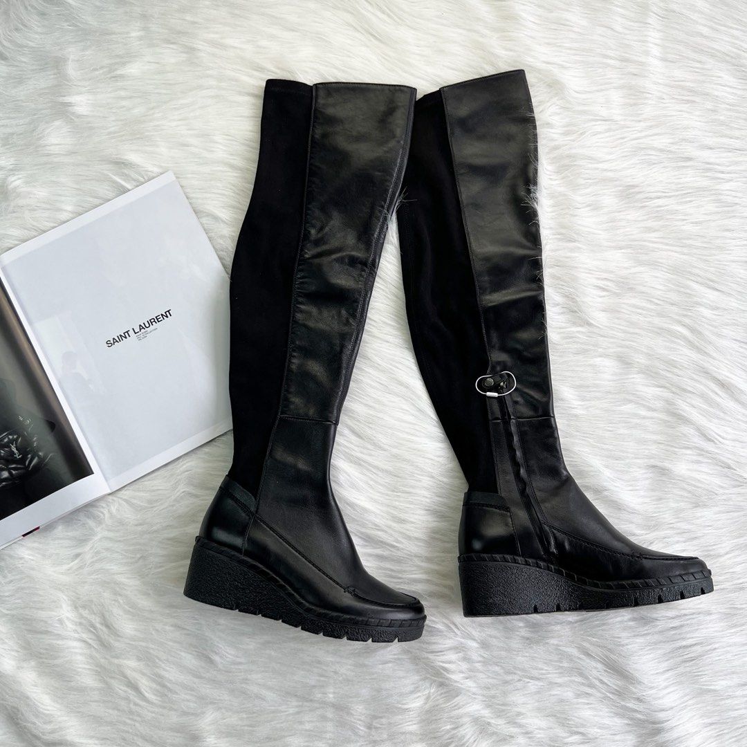 Geox knee high boots hot sale