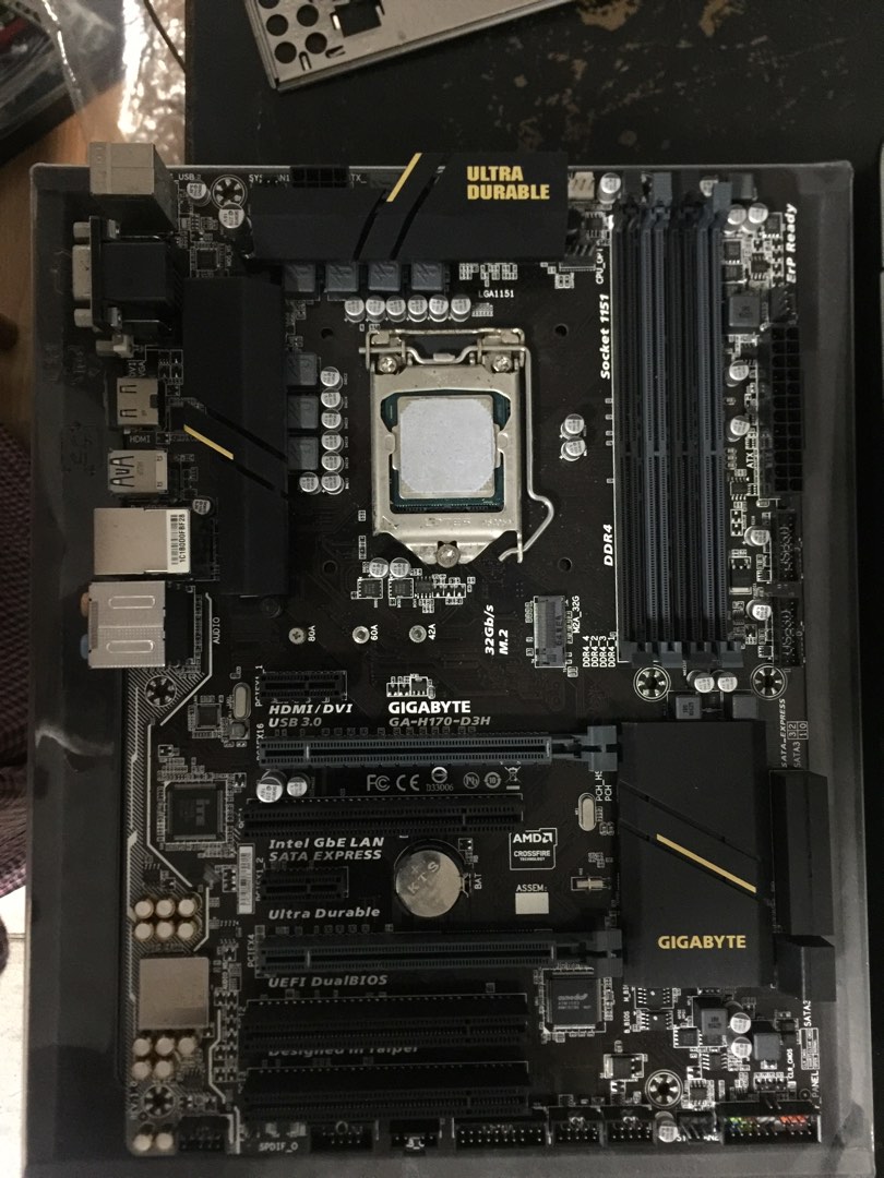 Gigabyte H170 D3H Motherboard and i76700 bundle promo, Computers