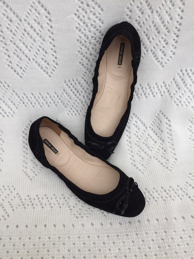 Armani best sale flat shoes