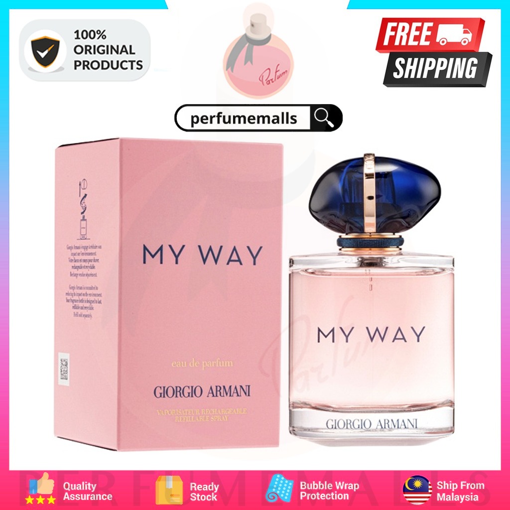 Giorgio Armani MY WAY EDP 50ml (100% Original & Authentic Official Giorgio  Armani Perfume), Beauty & Personal Care, Fragrance & Deodorants on Carousell