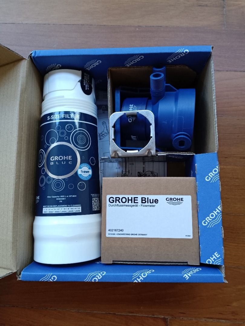 GROHE Blue S-Size Filter, Furniture & Home Living, Bathroom & Kitchen  Fixtures on Carousell