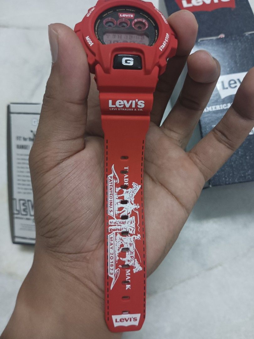 G SHOCK DW 6900 CUSTOM LEVI S Men s Fashion Watches