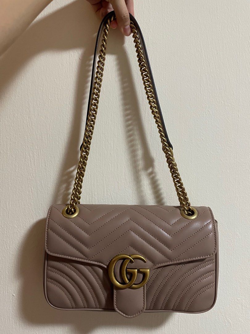 Gg marmont medium quilted shoulder bag sale