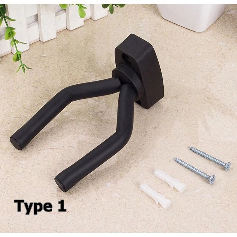 Guitar Hangers Hook Holder Wall Mount Display Acoustic, Classical, Electric  Guitar, Ukulele, violin, Hobbies & Toys, Music & Media, Music Accessories  on Carousell