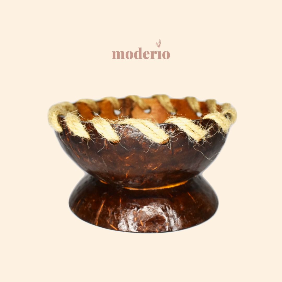 Handmade Native Local Product Coconut Pots for succulents and small