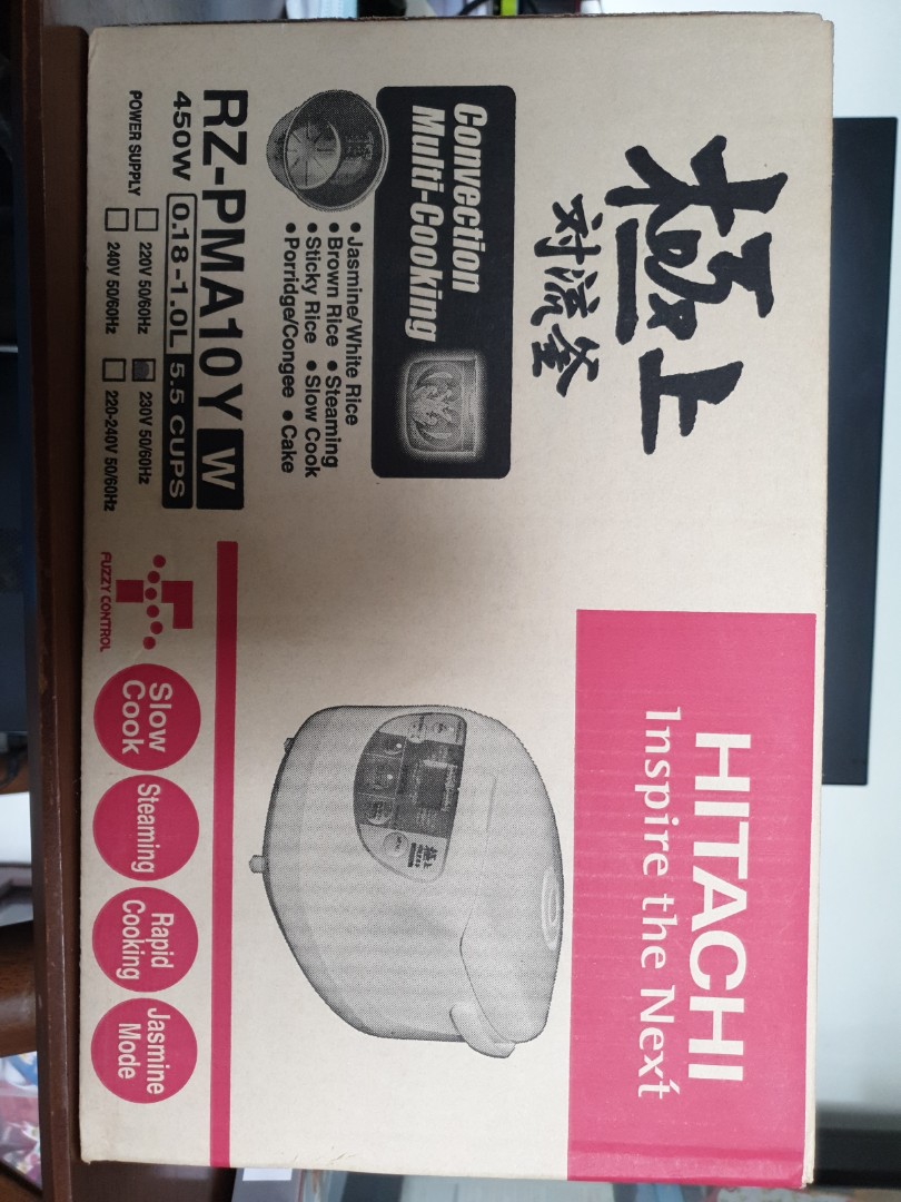 Hitachi rice cooker, TV & Home Appliances, Kitchen Appliances, Cookers