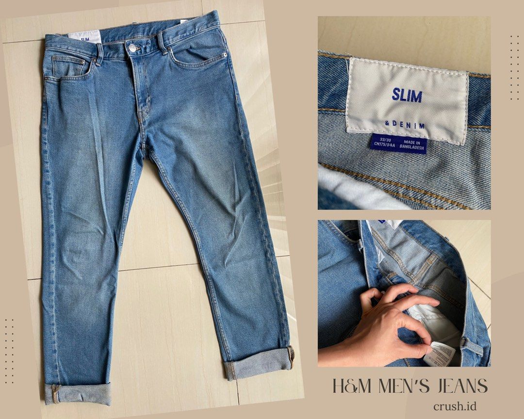 H&m jeans pria top
