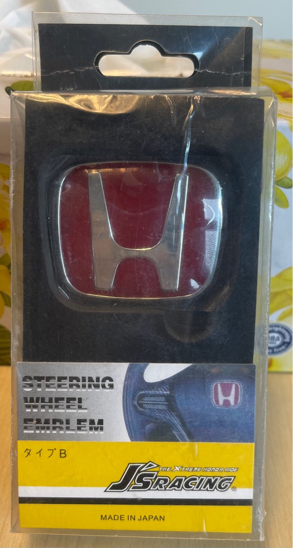 Honda TypeR Steering Wheel Emblem, Car Accessories, Accessories on