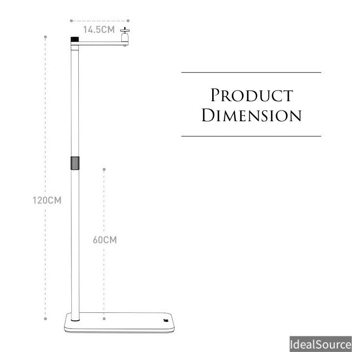 [iDS] Premium Projector Floor stand Space Saving Projector Floor Stand Cable Management Hide